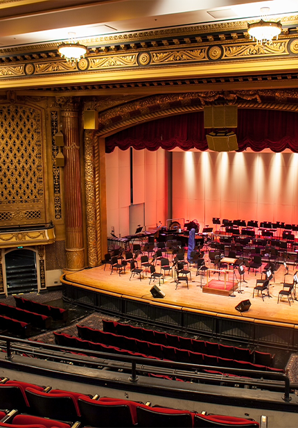 View of the Stage from Seating